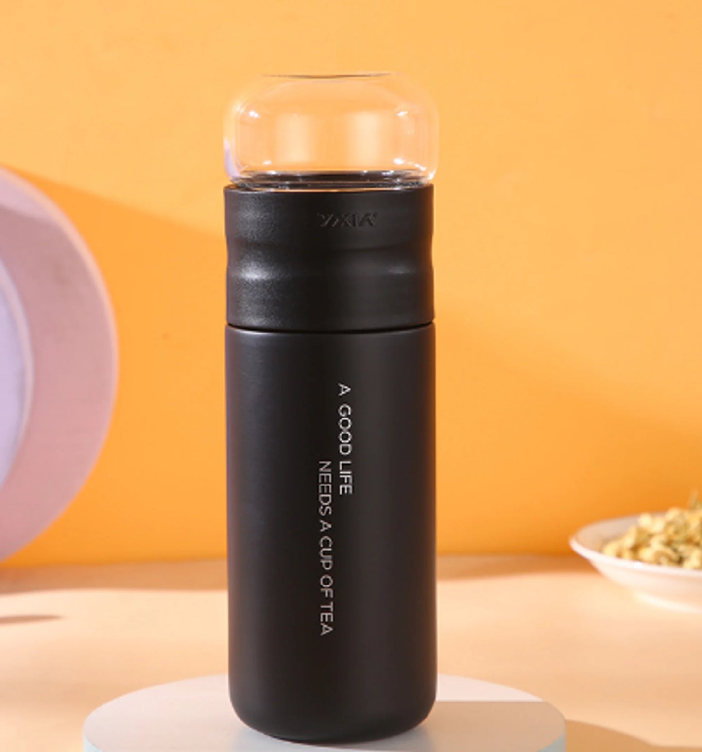 Insulated Cup With Filter Stainless Steel Tea Bottle Cup