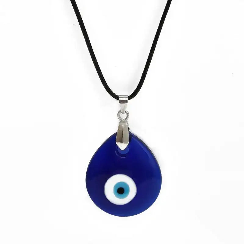 Bohemian Vintage Turkish Evil Eye Pendant Necklace